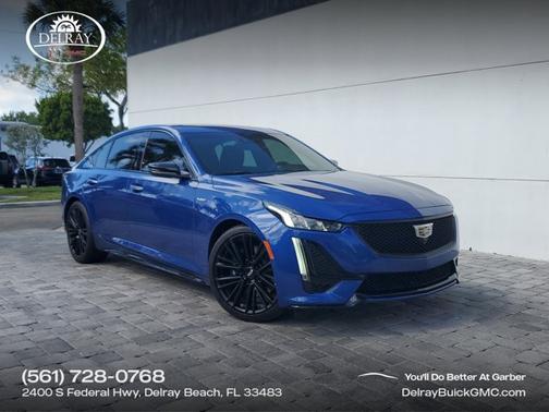 Wave Metallic 2021 Cadillac CT5 V-Series