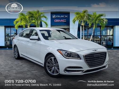 Casablanca White 2018 Genesis G80 3.8L