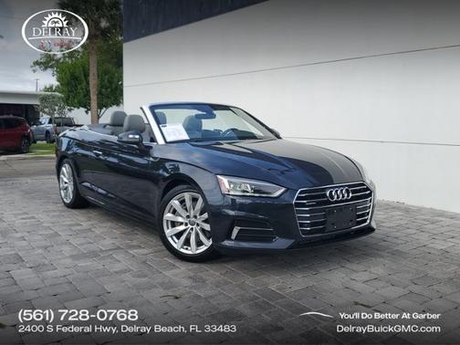 Moonlight Blue Metallic 2018 Audi A5 Premium Plus