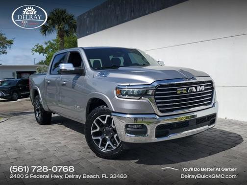 Billet Silver Metallic Clearcoat 2025 RAM 1500 Laramie