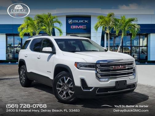 Summit White 2023 GMC Acadia SLE