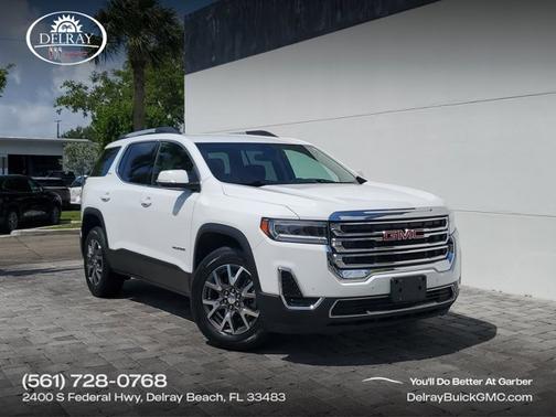 Summit White 2023 GMC Acadia SLE