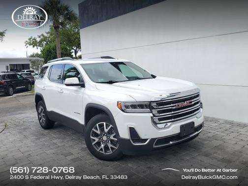 Summit White 2023 GMC Acadia SLE