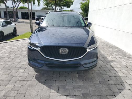 Deep Crystal Blue Mica 2021 Mazda CX-5 Grand Touring Reserve