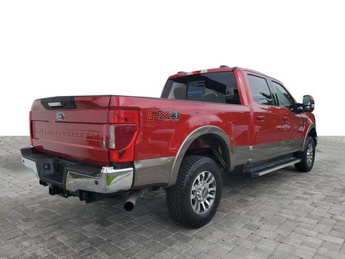Red 2022 Ford F-250 LARIAT
