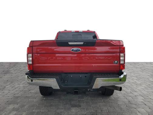 Red 2022 Ford F-250 LARIAT