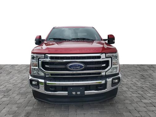 Red 2022 Ford F-250 LARIAT