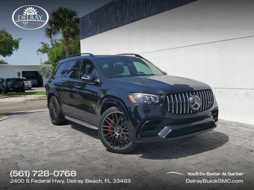 Obsidian Black Metallic 2023 Mercedes-Benz AMG GLS 63 AMG GLS 63