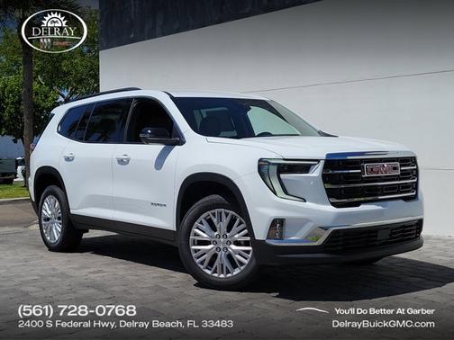 Summit White 2026 GMC Acadia FWD Elevation
