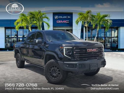 Onyx Black 2024 GMC Sierra 1500 AT4X