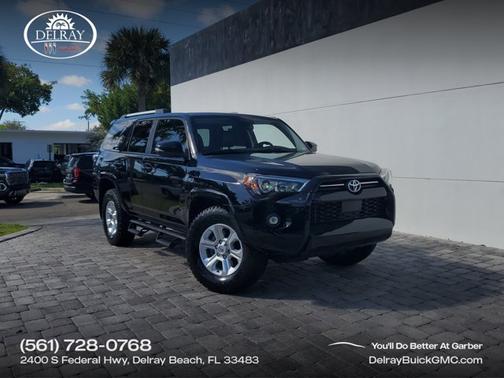 Midnight Black Metallic 2022 Toyota 4Runner SR5 Premium