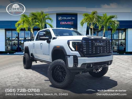 Glacier White Tricoat 2026 GMC Sierra 2500 Denali