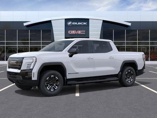 Summit White 2026 GMC Sierra EV Standard Range Elevation