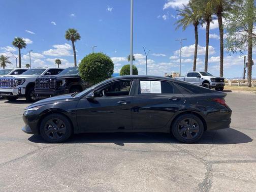 Phantom Black 2023 Hyundai ELANTRA HEV Blue