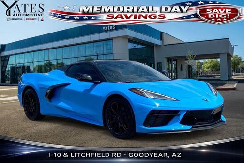 Rapid Blue 2024 Chevrolet Corvette Stingray w/2LT