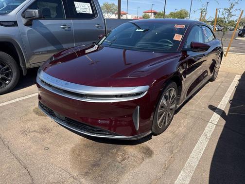 Zenith Red Metallic 2024 Lucid Air Touring