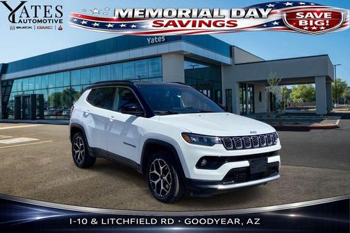 Bright White Clearcoat 2025 Jeep Compass Limited