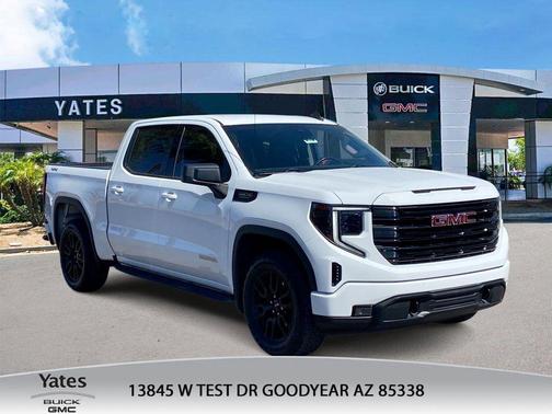 Summit White 2022 GMC Sierra 1500 Elevation