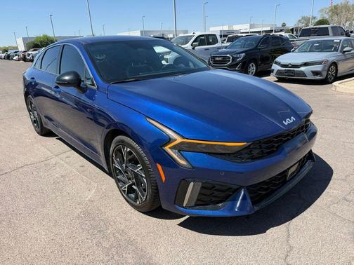 Yacht Blue 2025 Kia K5 GT-Line