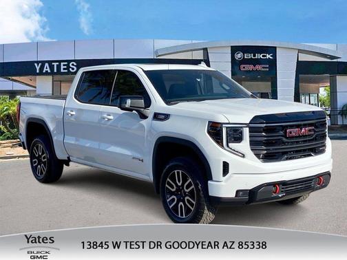 Summit White 2025 GMC Sierra 1500 AT4