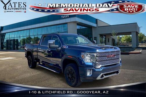 Pacific Blue Metallic 2020 GMC Sierra 2500 Denali