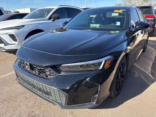 Crystal Black Pearl 2025 Honda Civic Sport Sedan