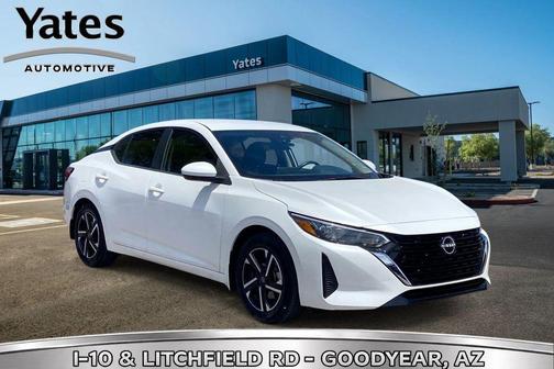 Aspen White Tricoat 2025 Nissan Sentra SV