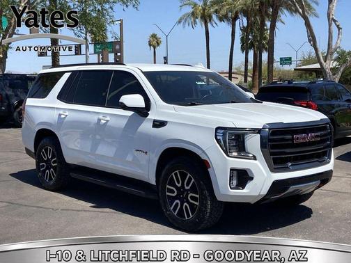 Summit White 2023 GMC Yukon 4WD AT4