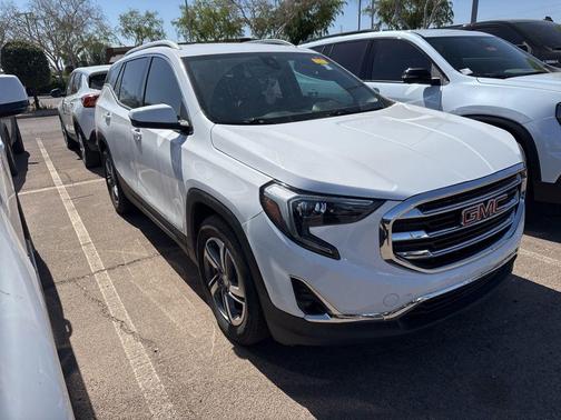 Summit White 2021 GMC Terrain SLT