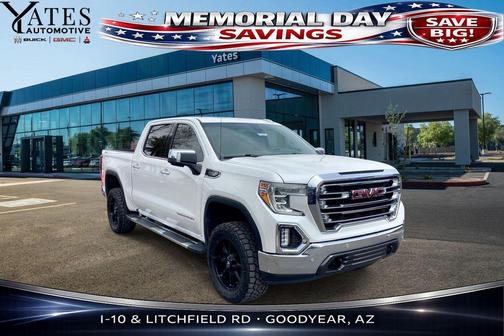 White Frost Tricoat 2020 GMC Sierra 1500 SLT