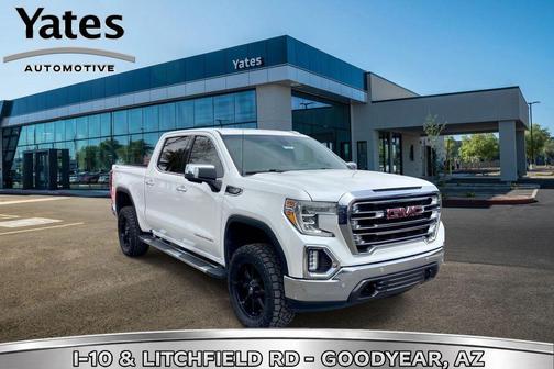 White Frost Tricoat 2020 GMC Sierra 1500 SLT