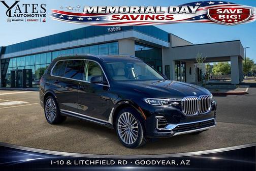 Black Sapphire Metallic 2020 BMW X7 xDrive40i