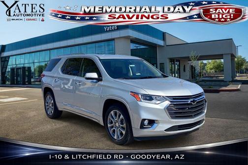 Silver Ice Metallic 2020 Chevrolet Traverse Premier