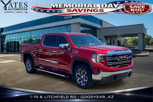 Volcanic Red Tintcoat 2023 GMC Sierra 1500 SLT