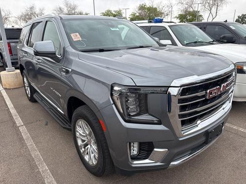 Satin Steel Metallic 2021 GMC Yukon SLT
