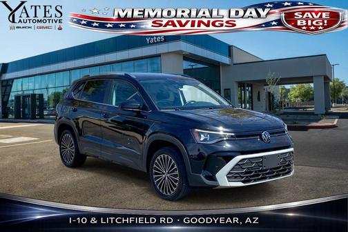 Deep Black Pearl 2025 Volkswagen Taos 1.5T SE
