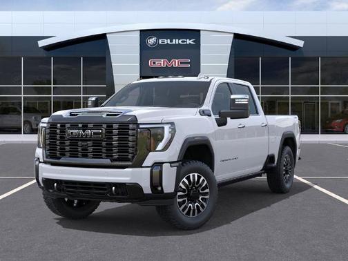 Glacier White Tricoat 2026 GMC Sierra 2500 Denali Ultimate