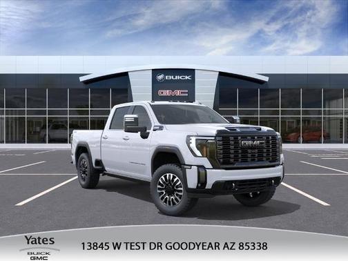 Glacier White Tricoat 2026 GMC Sierra 2500 Denali Ultimate