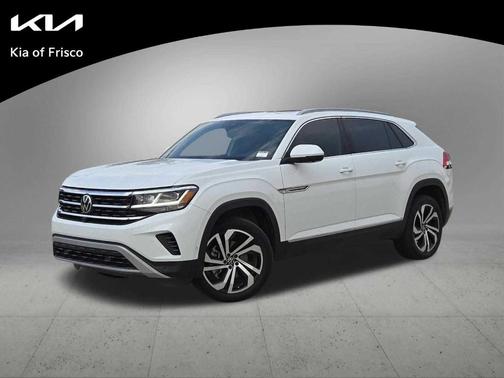 Pure White 2021 Volkswagen Atlas Cross Sport 3.6L V6 SEL Premium