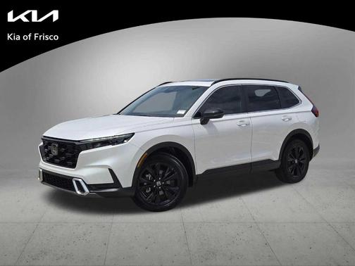 Platinum White Pearl 2024 Honda CR-V Hybrid Sport Touring