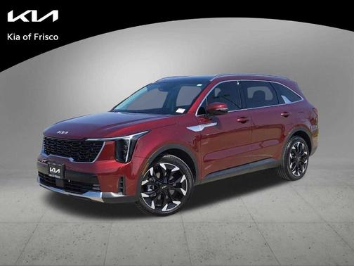 Red 2024 Kia Sorento EX