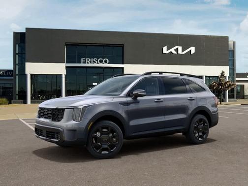 Gray 2026 Kia Sorento Hybrid X-LINE SX PRESTIGE