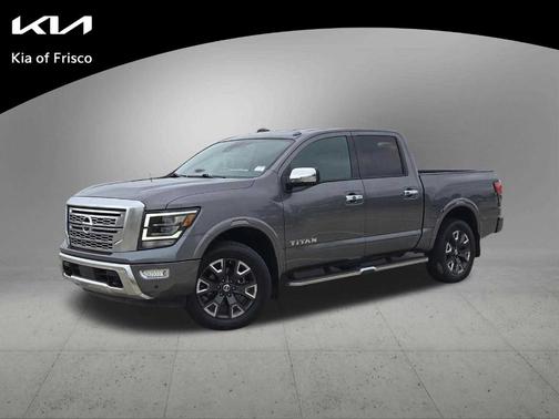 Gun Metallic 2021 Nissan Titan Platinum Reserve