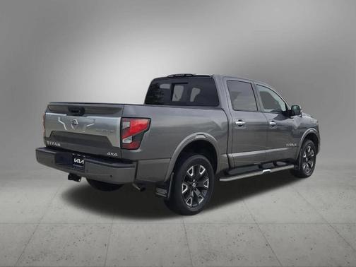 Gun Metallic 2021 Nissan Titan Platinum Reserve