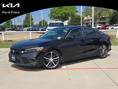 Crystal Black Pearl 2022 Honda Civic Touring