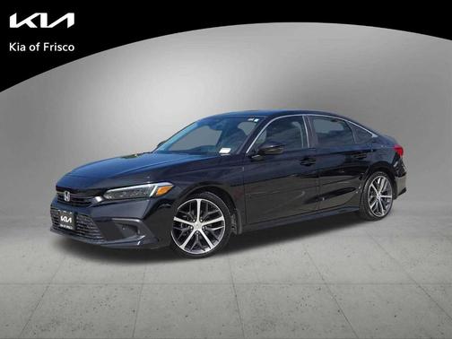 Crystal Black Pearl 2022 Honda Civic Touring