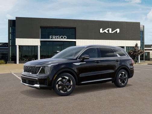 Black 2026 Kia Sorento Hybrid EX