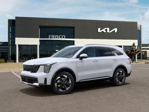 Snow White Pearl 2026 Kia Sorento Hybrid EX