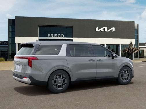 Silver 2026 Kia Carnival Hybrid EX