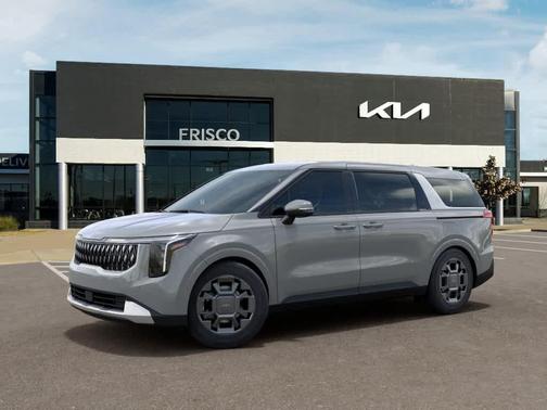 Silver 2026 Kia Carnival Hybrid EX